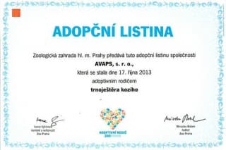 trnojester-adopcni listina