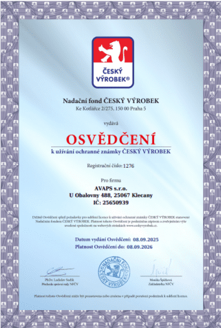 Certifikát